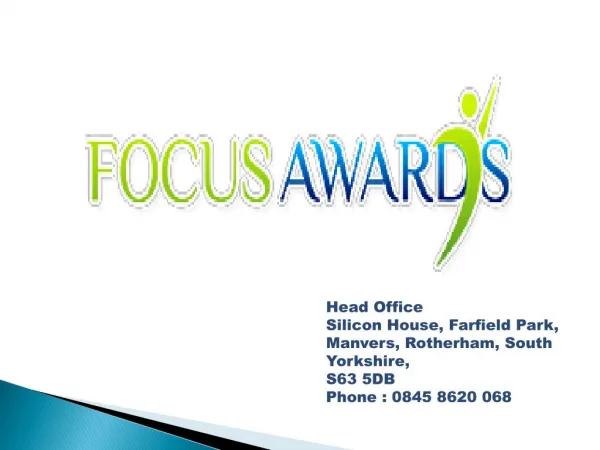 WELCOME TO FOCUS AWARDS