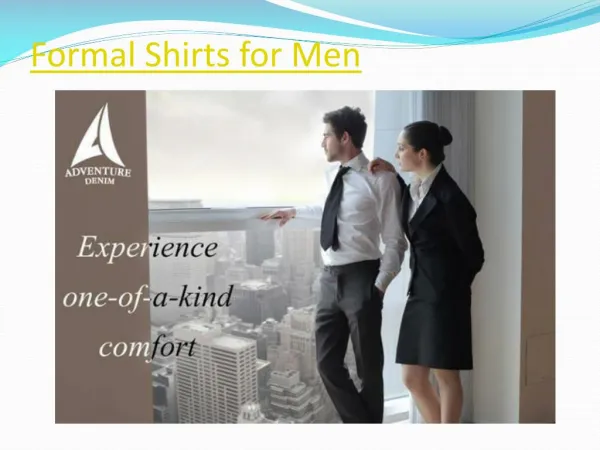 formal shirts for man