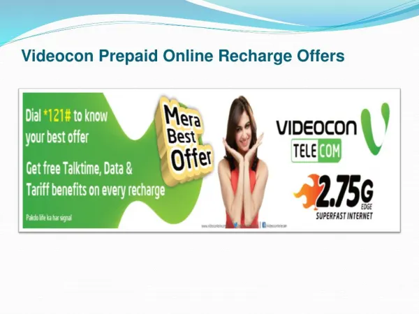 Videocon Telecom, the versatile, friendly and dynamic telecom brand