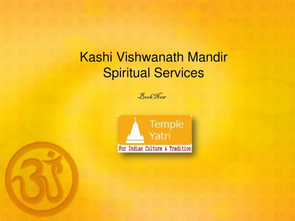 Kashi Vishwanath Mandir Spiritual Services