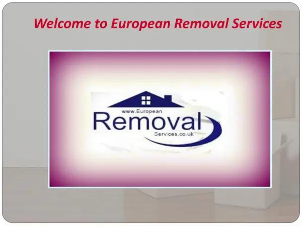 Reliable & Affordable Removals Services to Switzerland