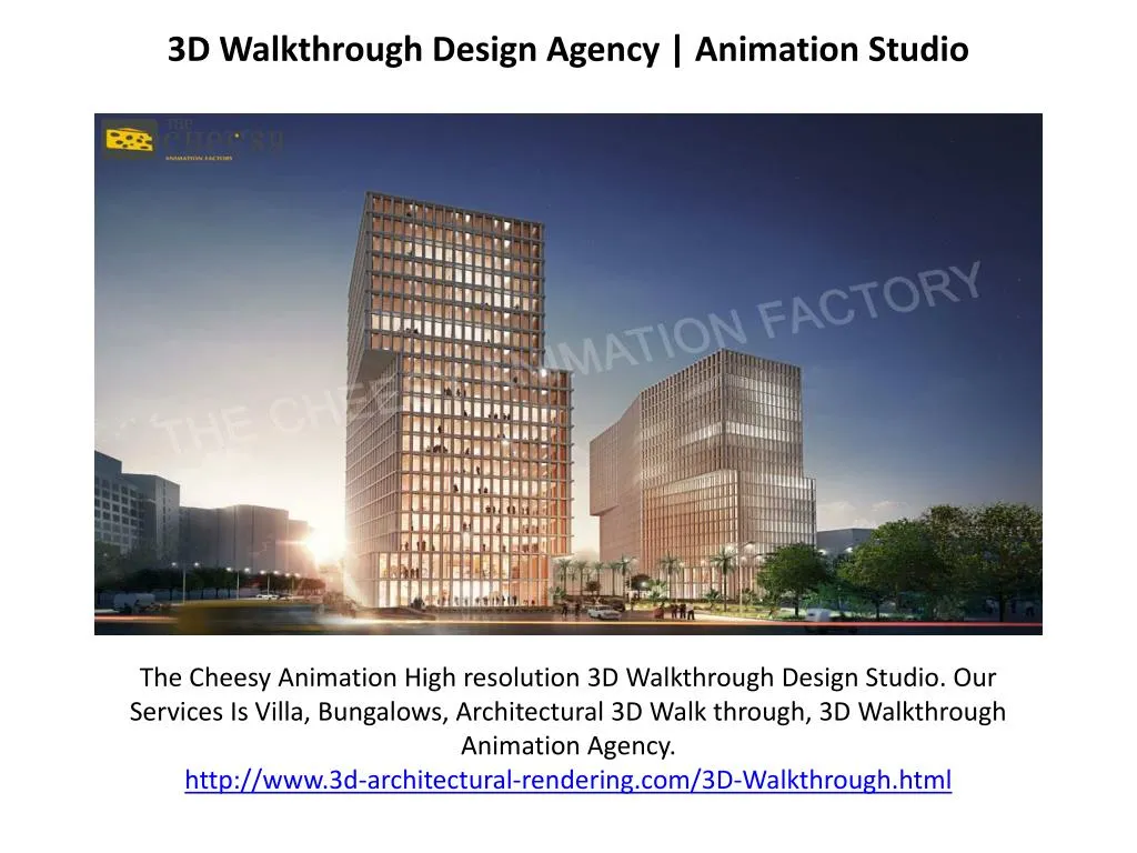 3d walkthrough design agency animation studio