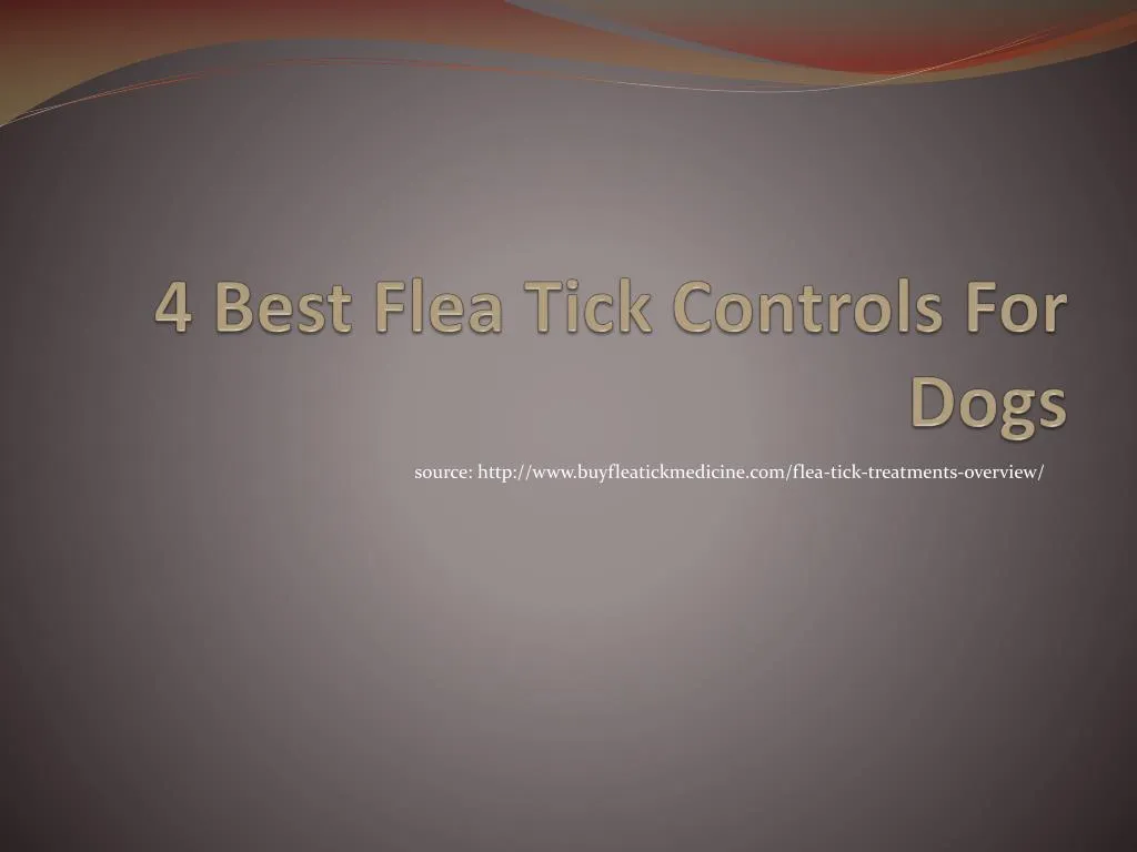4 best flea tick controls for dogs