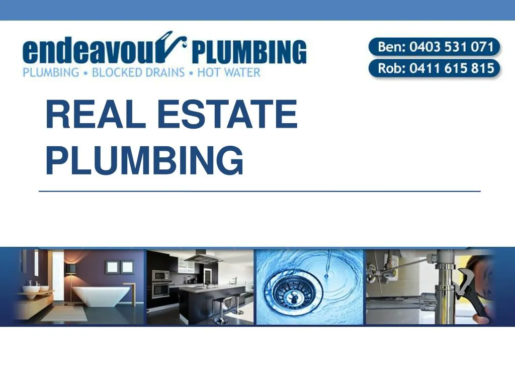 real estate plumbing
