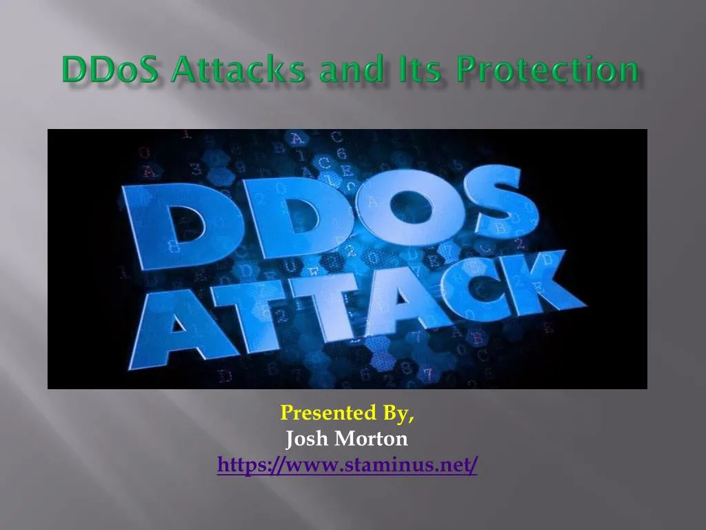 ddos attacks and its protection