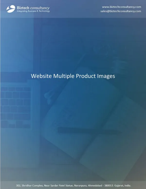 Odoo Website Multiple Product Images Apps