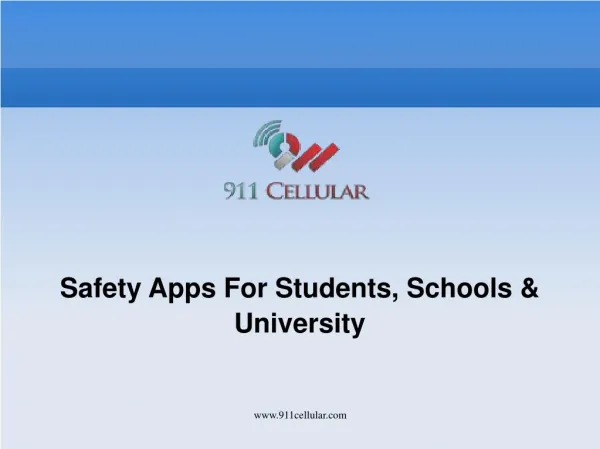 Schools and University Safety Apps