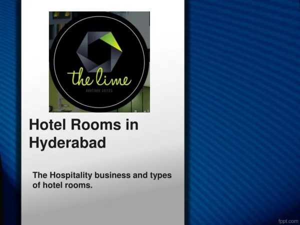 Hotel Rooms in Hyderabad