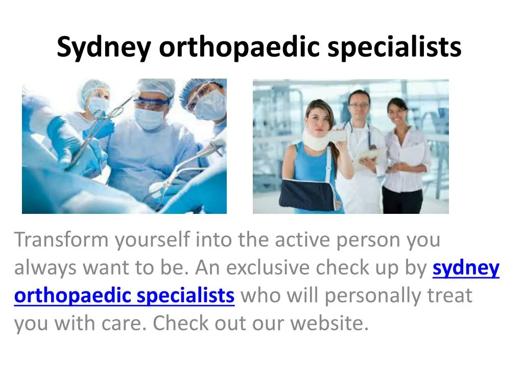 sydney orthopaedic specialists