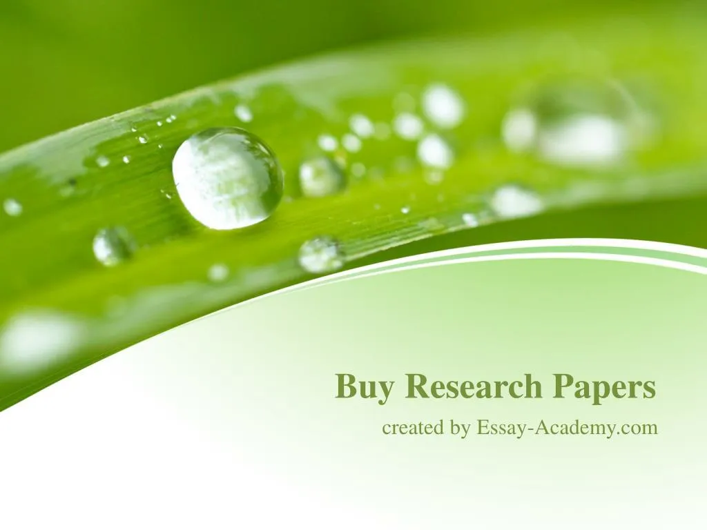 buy research papers