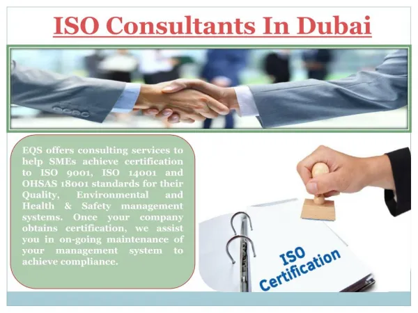 ISO Consultants In Abu Dhabi