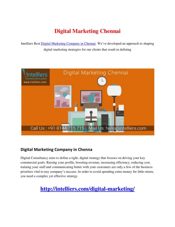 Digital Marketing Chennai