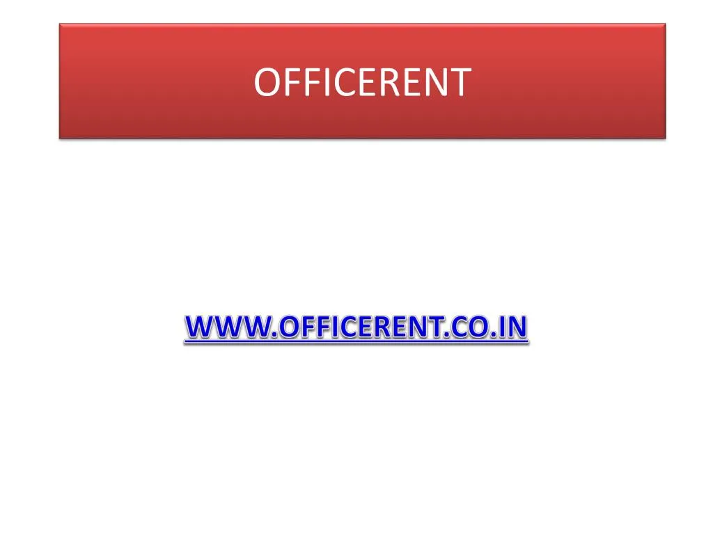 officerent