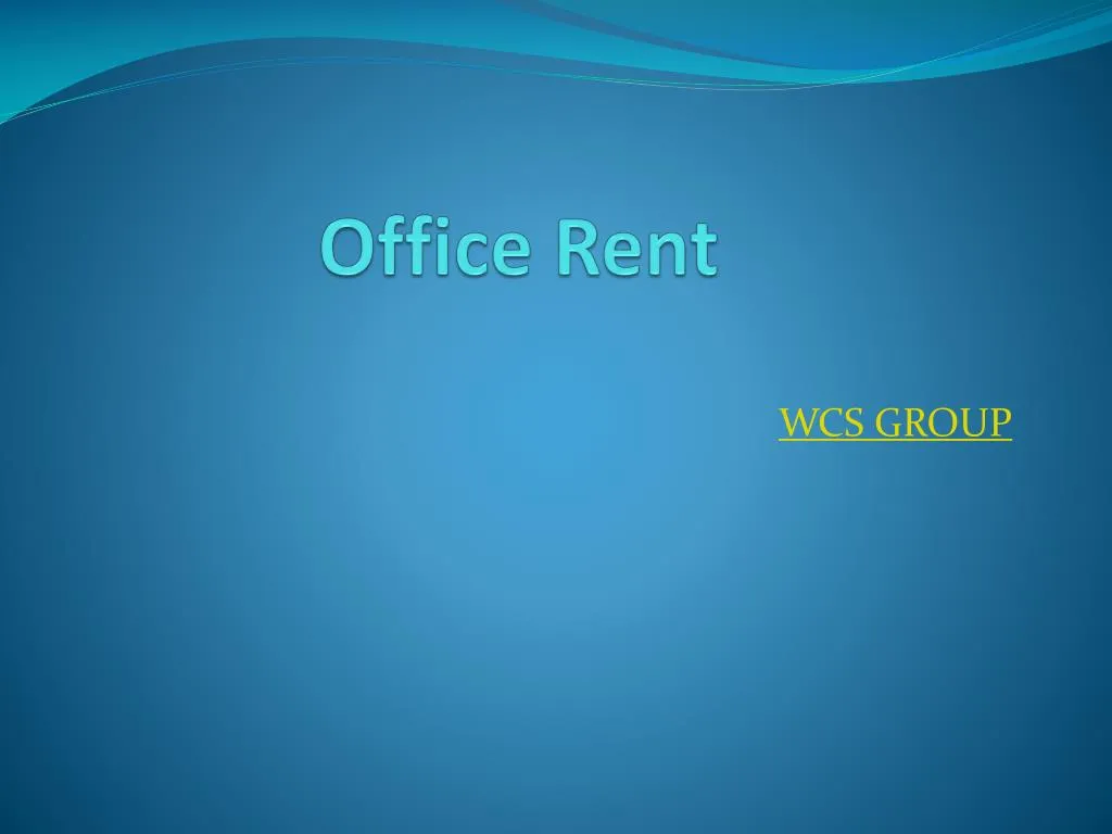 office rent