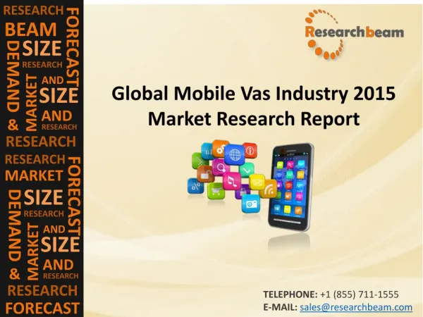 Mobile Vas Market (Industry) 2015 2019 - Size, Trend , Growth