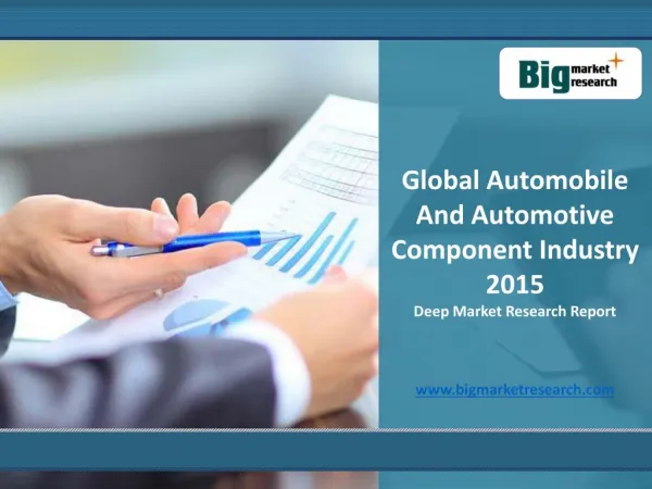 Automobile And Automotive Component Industry Investment Return Analysis 2015