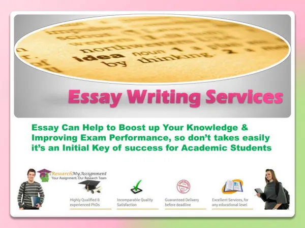 Essay Writing Services, Essay Writing Help