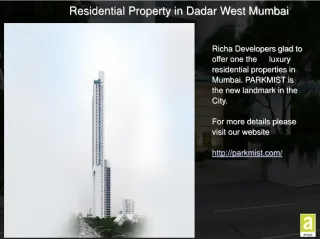 3 BHK Flats in Dadar West Mumbai