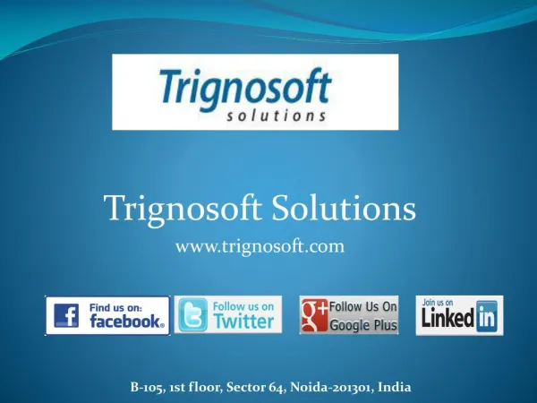 Trignosoft Solutions - Professional Web Design, Development and SEO Services Company India