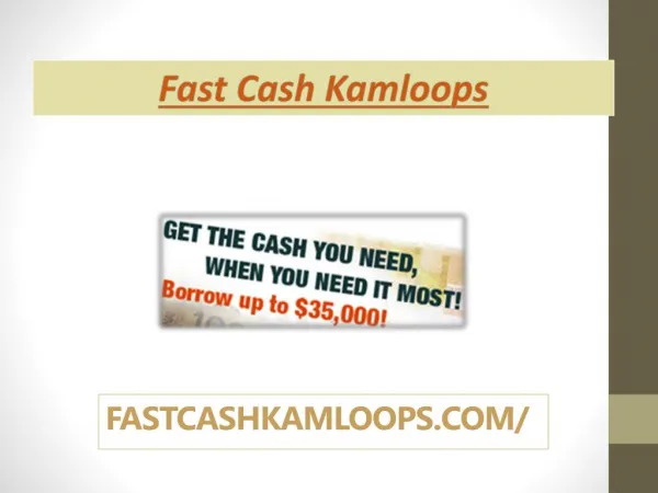 No Credit Car Loans in Kamloops