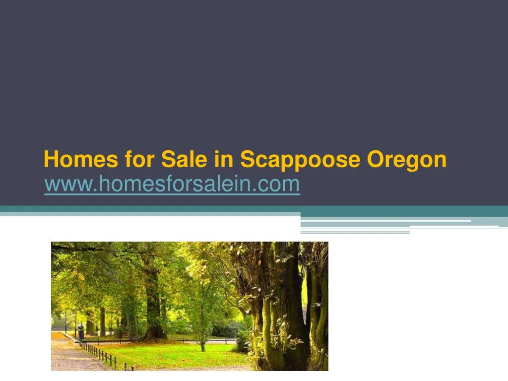 homes for sale in scappoose oregon