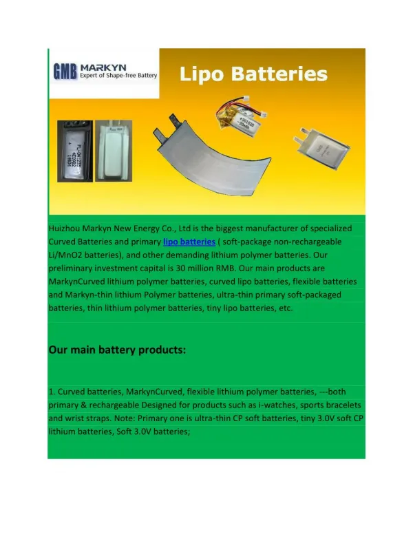lipo batteries