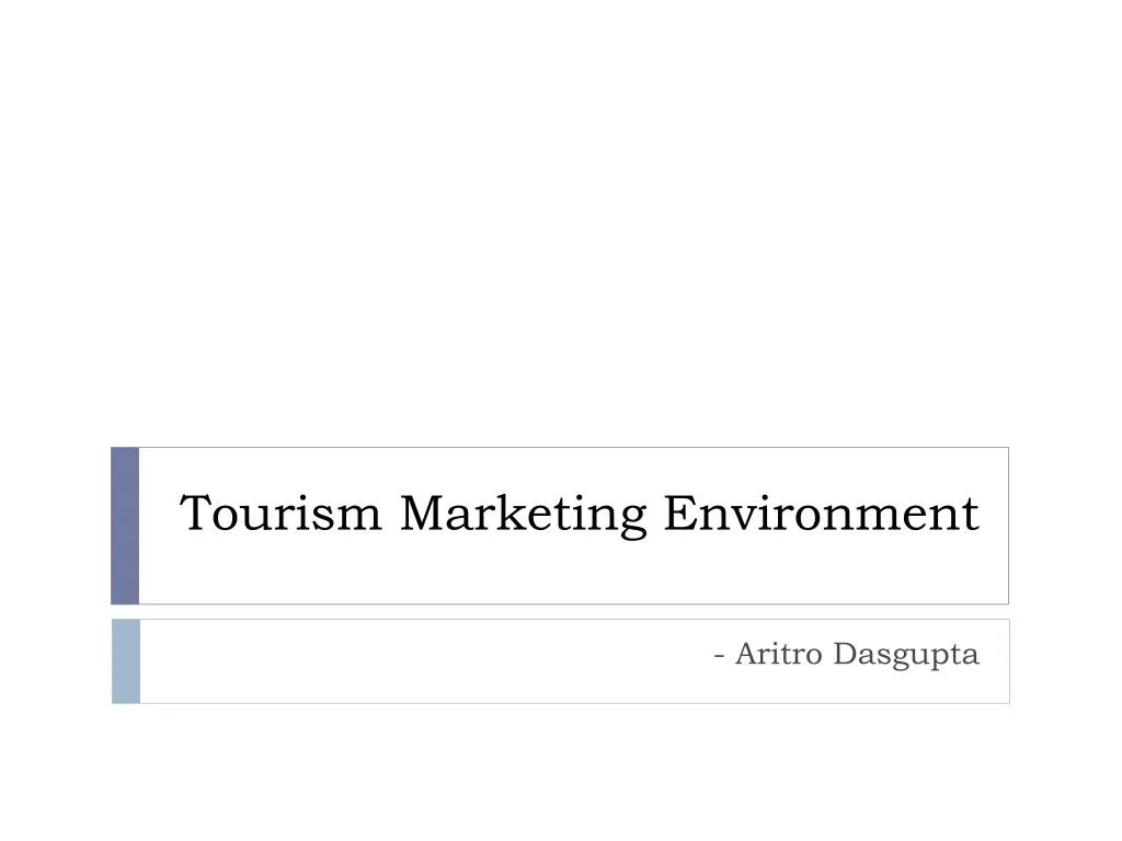 tourism marketing environment
