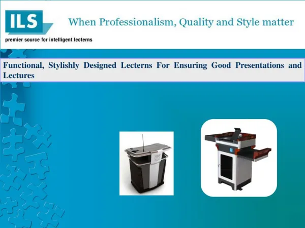 Functional, Stylishly Designed Lecterns For Ensuring Good Presentations and Lectures