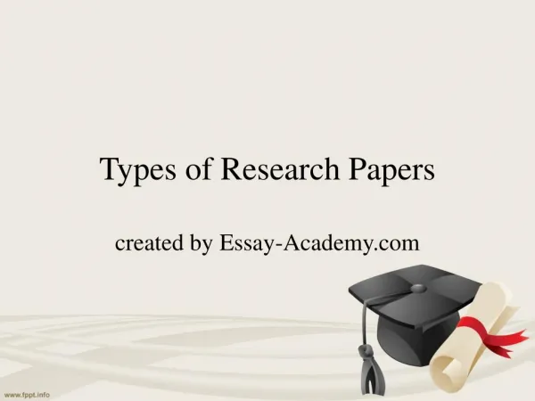 Types of Research Papers