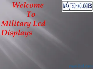 Military Lcd Displays - slide 1