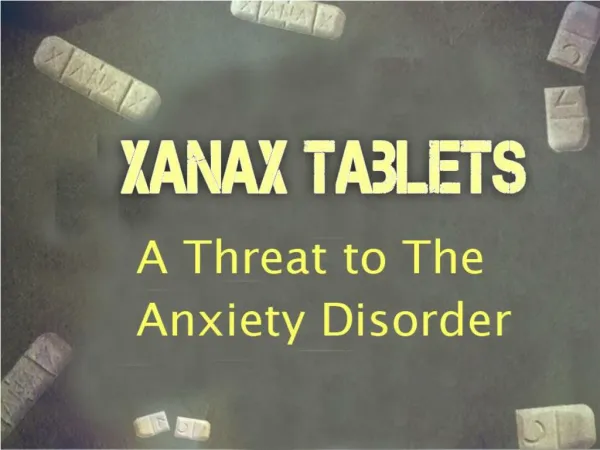 Xanax Tablets