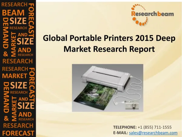 Portable Printers Market (Industry) 2015 - Size, Share, Trends