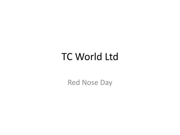 TC World Red Nose Day