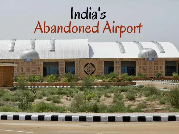 India's abandoned airport