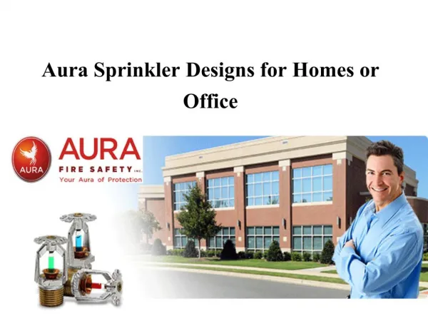 Aura Sprinkler Designs for Homes or Office