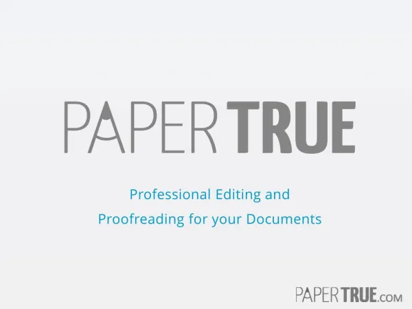PaperTrue: Better words for your ideas