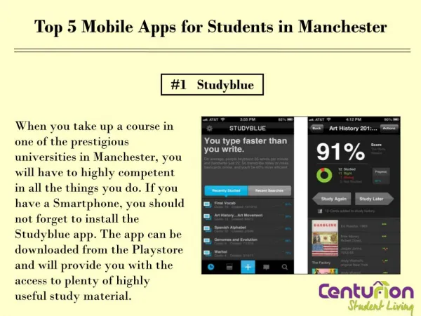 Top 5 Mobile Apps for Students in Manchester