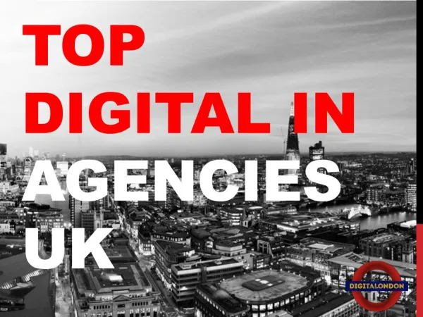 Top Digital In Agencies UK
