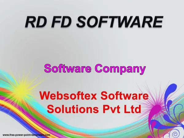 RD FD Software, NBFC Software, Loan Software, Home Loan Software, Personal Loan Software