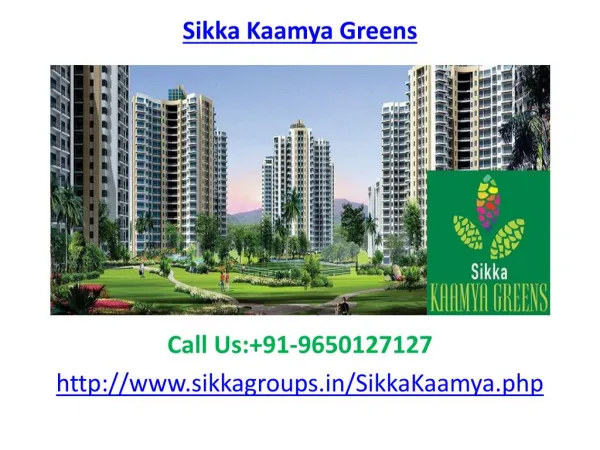 Sikka Kaamya Greens Noida Extension