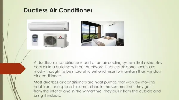 Ductless Heating and Cooling Benefits