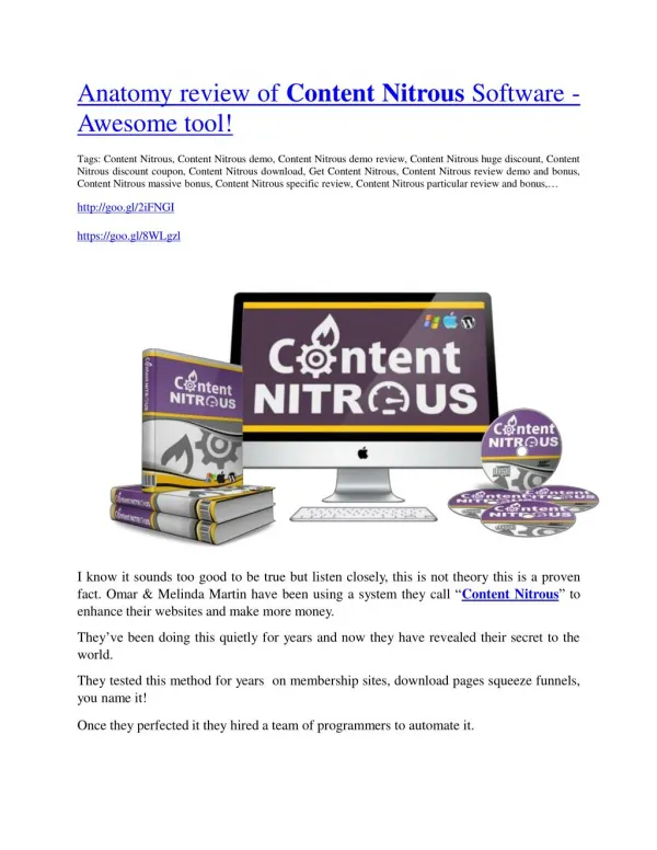 Content Nitrous review-(SHOCKED) $21700 bonuses