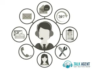 Live Chat Support Services from Talk Agent - slide 1