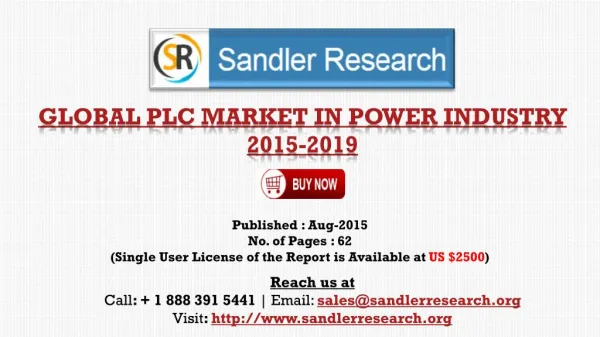 Global PLC Market in Power Industry Report Profiles Mitsubishi Electric, Rockwell Automation, Schneider Electric and Sie