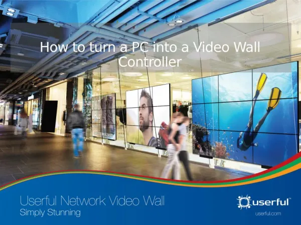 How to turn a PC into a Video Wall Controller