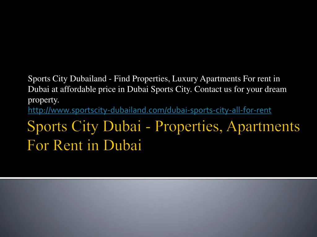 sports city dubai properties apartments for rent in dubai