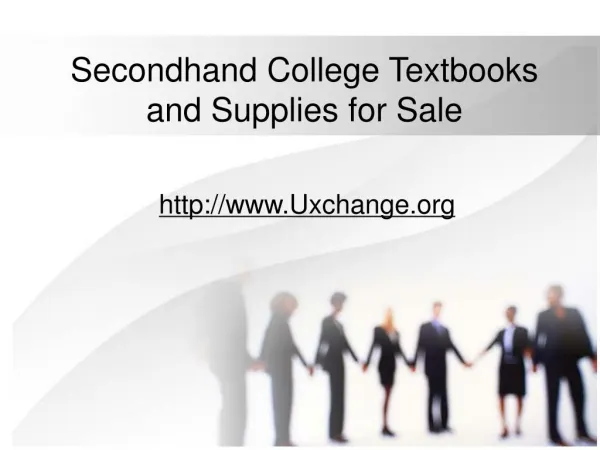 Secondhand College Textbooks and Supplies for Sale