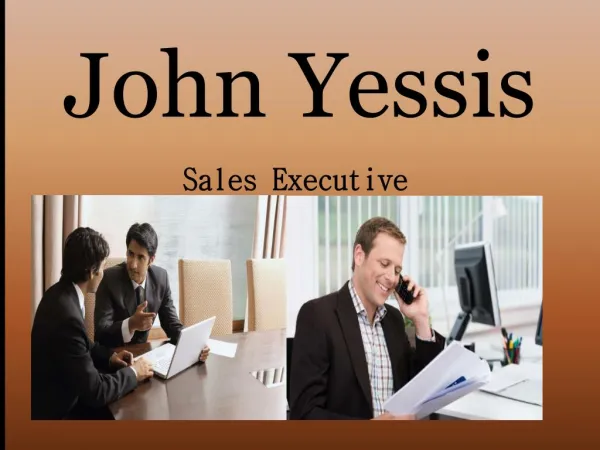 John Yessis Sales Executive