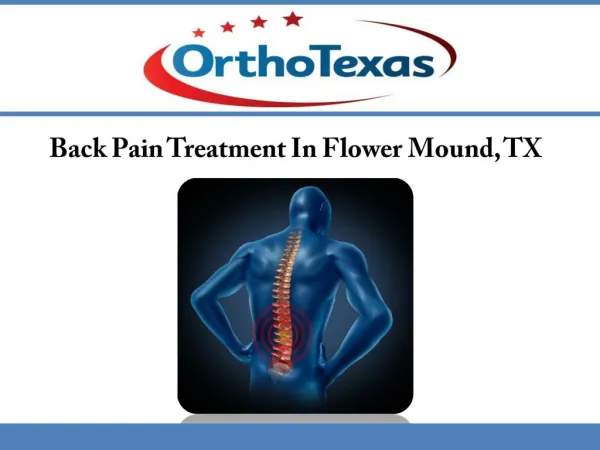 Back Pain Treatment In Flower Mound, TX