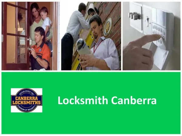 Locksmith Canberra